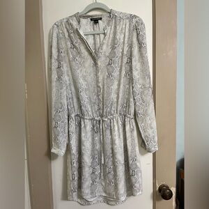 Hilary Radley snake print dress XS